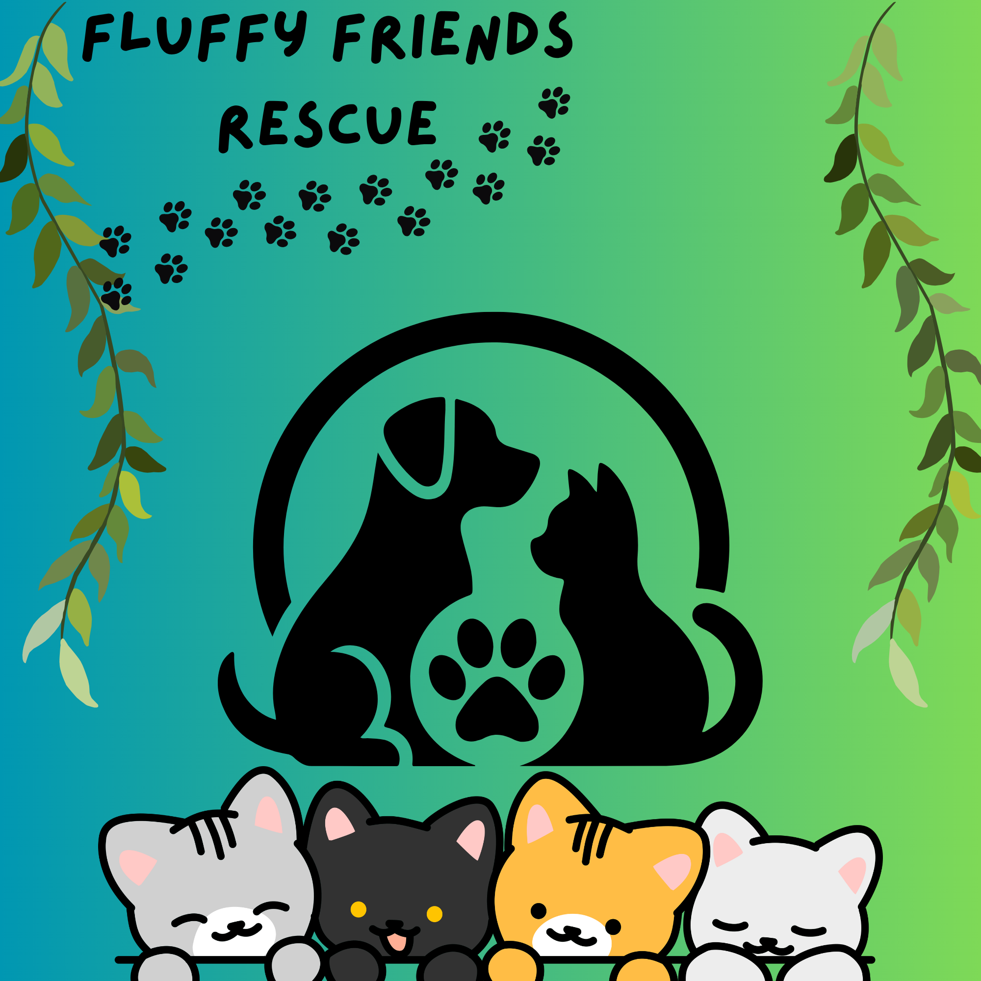 Fluffy Friends Rescue Logo