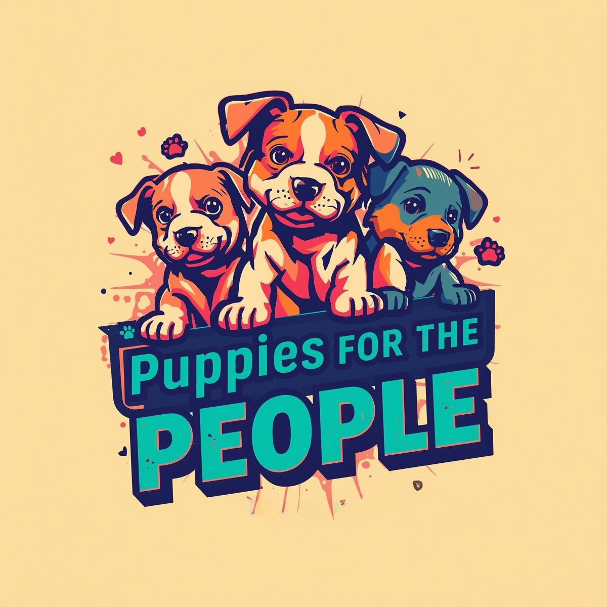 Puppies for the people logo