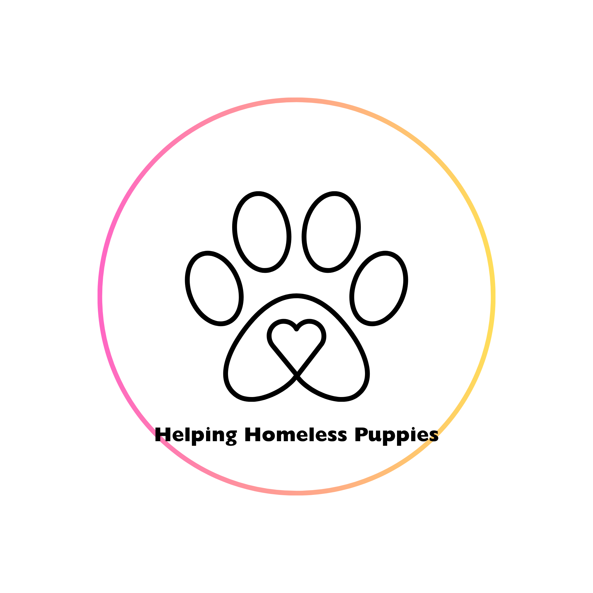 Helping homeless puppies logo